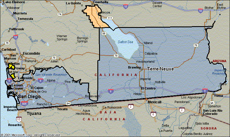 Map of Terre Neuve