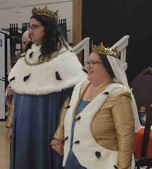 Queen Gunborg, King Brunulf