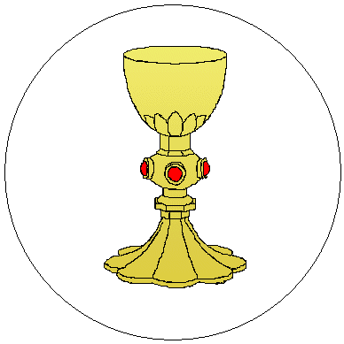 Kingdom Terre Neuve Imperial Order of the Table Round
Argent, a goblet Or. Terre Neuve Kingdom heraldry