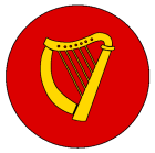 Kingdom Terre Neuve Imperial Order of the Harp
Gules, a harp Or. Terre Neuve Kingdom heraldry