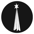 Kingdom Terre Neuve Imperial Order of the Comet
Sable, a comet palewise Argent Terre Neuve Kingdom heraldry
