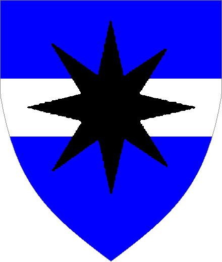Fyodor Tyrsson
Azure, a fess argent, overall a mullet of eight points sable Fyodor Tyrsson heraldry