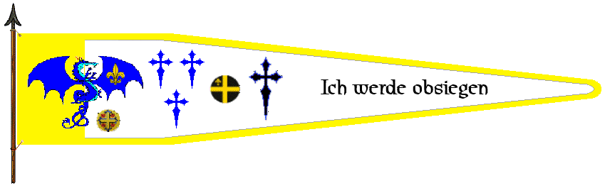 Coda der Sohne des Drachen Sanguinarius Viggo Manfred Wolfram von Ramnstein
Standards are not registered. Coda von Ramnstein heraldry